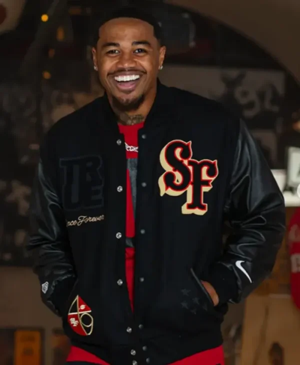 Kendrick Bourne 49ers Varsity Jacket