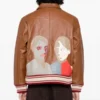 KidSuper Patchwork Portraits Leather Jacket