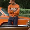 Kith for BMW 2026 Captain Orange Varsity Jacket