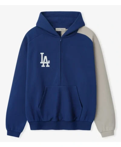 LA Dodgers Fear of God x MLB Half-Zip Raglan Hoodie