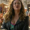 Leah McKendrick Voicemails For Isabelle 2026 Leather Jacket