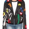 Lele Pons Las Vegas F1 Moto Leather Jacket