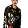 Lele Pons Las Vegas F1 Moto Leather Jacket