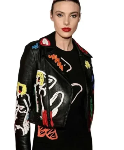 Lele Pons Las Vegas F1 Moto Leather Jacket
