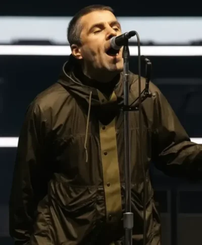 Liam Gallagher Oasis Tour Olive Green Jacket