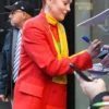 Lindsay Lohan Falling for Christmas Multi Color Blazer Coat