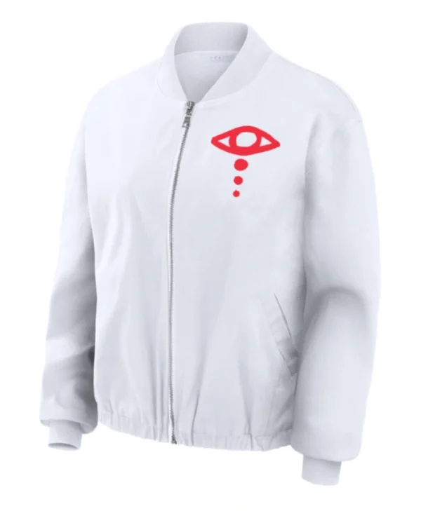 Liv Morgan Erin Andrews White Bomber Jacket