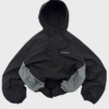 MR Winston Black Spray Hooded Jacket