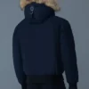 Mackage Men’s Dixon Fur Hood Down Bomber Jacket