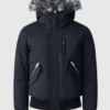 Mackage Men’s Dixon Fur Hood Down Bomber Jacket