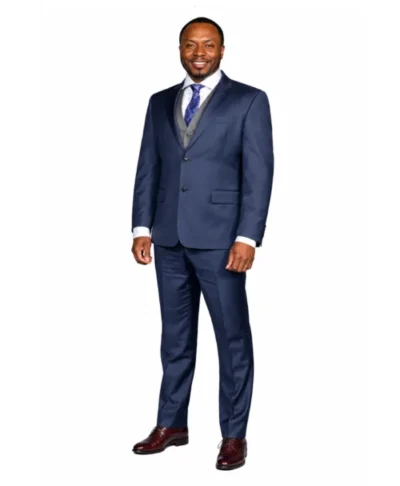 Malcolm Goodwin Reacher 2022 Blue Suit