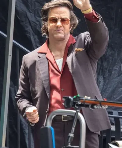 Mark Wahlberg By Any Means 2026 Brown Blazer