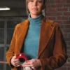 Marshals 2026 Belle Skinner Tan Suede Blazer