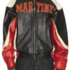 Martine Rose Super Bowl Leather Jacket