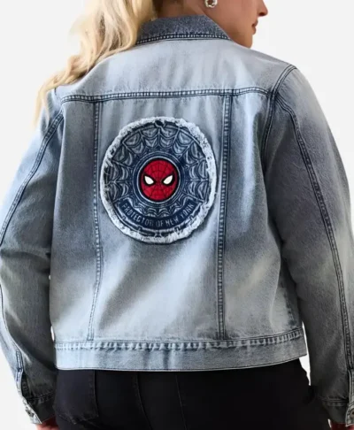 Marvel Spider-Man Embroidered Patches Jacket