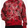 Marvel Spider-Man Tie-Dye Red Hoodie