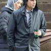 Max Minghella Clayface 2026 Black Jacket