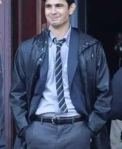 Max Minghella Clayface 2026 Black Jacket