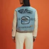 McLaren F1 Blue Varsity Bomber Jacket