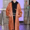 Mean Girls Renee Rapp Brown Leather Coat