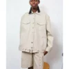 Meledeen Yacoubi Emily In Paris Season 5 Beige Tweed Jacket