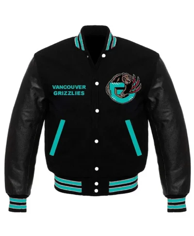 Memphis Grizzlies Black Wool Varsity Jacket