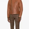 Men Tom Ford Brown Leather Jacket