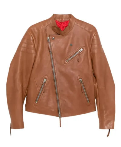 Men Tom Ford Brown Leather Jacket
