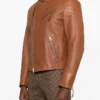 Men Tom Ford Brown Leather Jacket