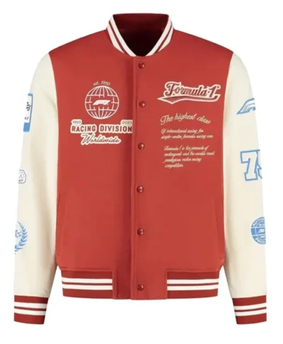 Men’s F1 Heritage Red Varsity Jacket
