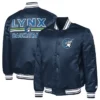 Men’s Minnesota Lynx Starter Navy Satin Varsity Jacket
