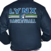 Men’s Minnesota Lynx Starter Navy Satin Varsity Jacket
