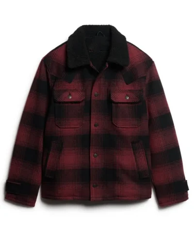 Men’s Red Checkered Jacket