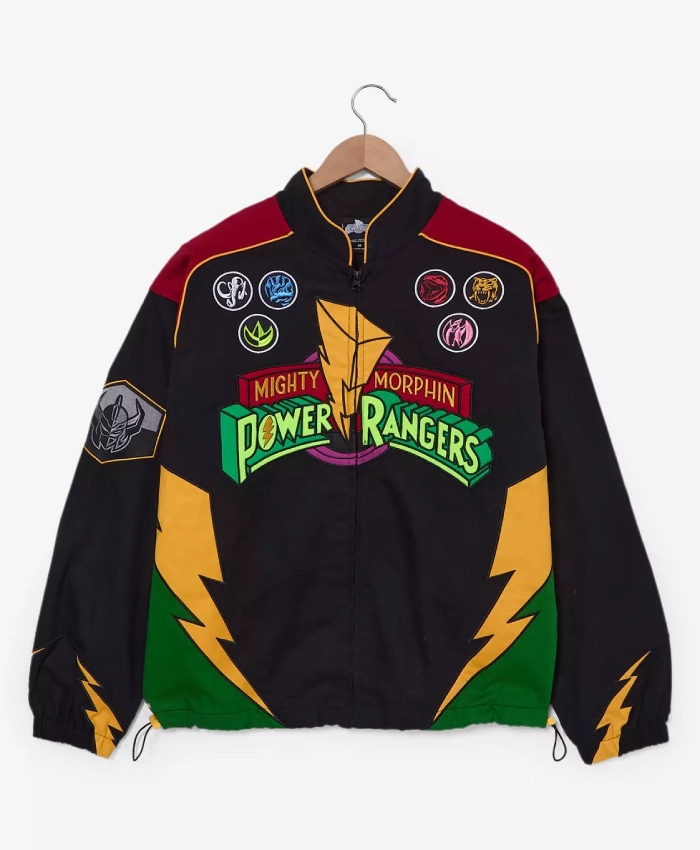 Mighty Morphin Power Rangers Moto Jacket