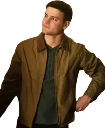 Mika Amonsen Boston Blue Brown Leather Jacket