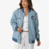 Minnesota Lynx Blue Denim Bomber Jacket