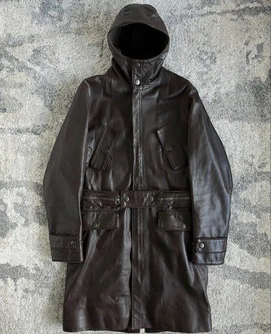 Miu Miu FW99 Leather Coat