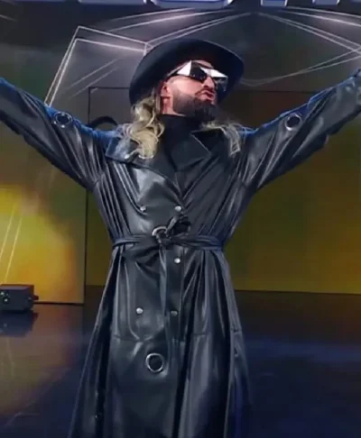 Monday Night RAW Seth Rollins Black Trench Coat