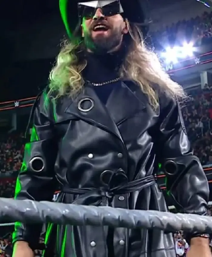 Monday Night RAW Seth Rollins Black Trench Coat