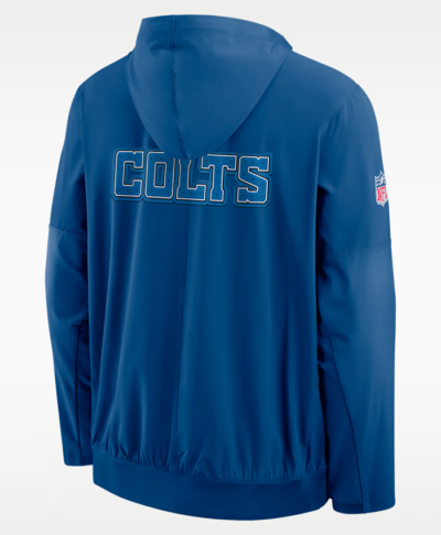 NFL Indianapolis Colts Rivalries Sideline Nike Hooded Anorak Jacket