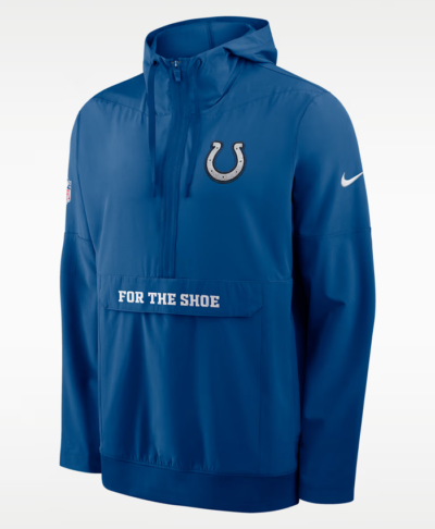 NFL Indianapolis Colts Rivalries Sideline Nike Hooded Anorak Jacket