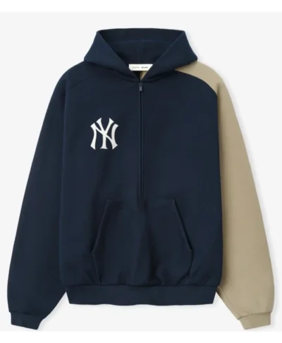 NY Yankees Fear of God x MLB Half-Zip Raglan Hoodie