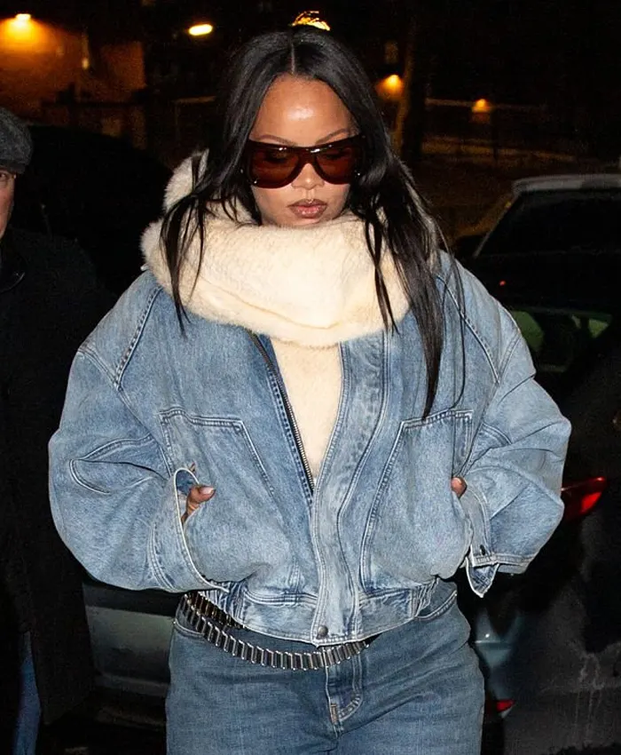 NYC Rihanna Blue Denim Jacket