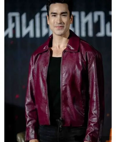 Nadech Kugimiya The Debt Collector 2026 Leather Jacket