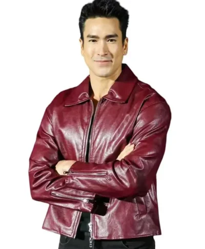 Nadech Kugimiya The Debt Collector 2026 Leather Jacket