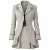 Natascha McElhone Young Sherlock Grey Coat 2026