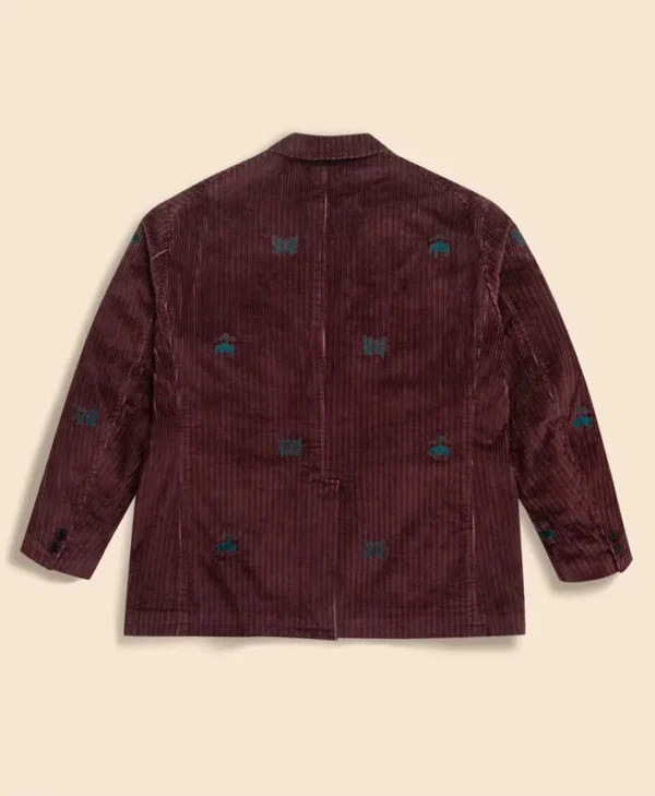 Needles x Brooks Brothers Burgundy Corduroy Jacket
