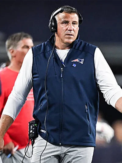 New England Patriots Preseason 2026 Mike Vrabel Vest