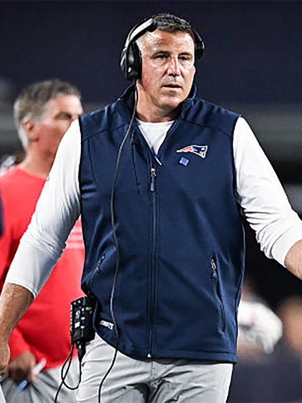 New England Patriots Preseason 2026 Mike Vrabel Vest