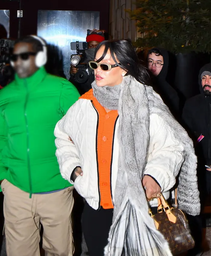 New York City 2026 ASAP Rihanna White Jacket